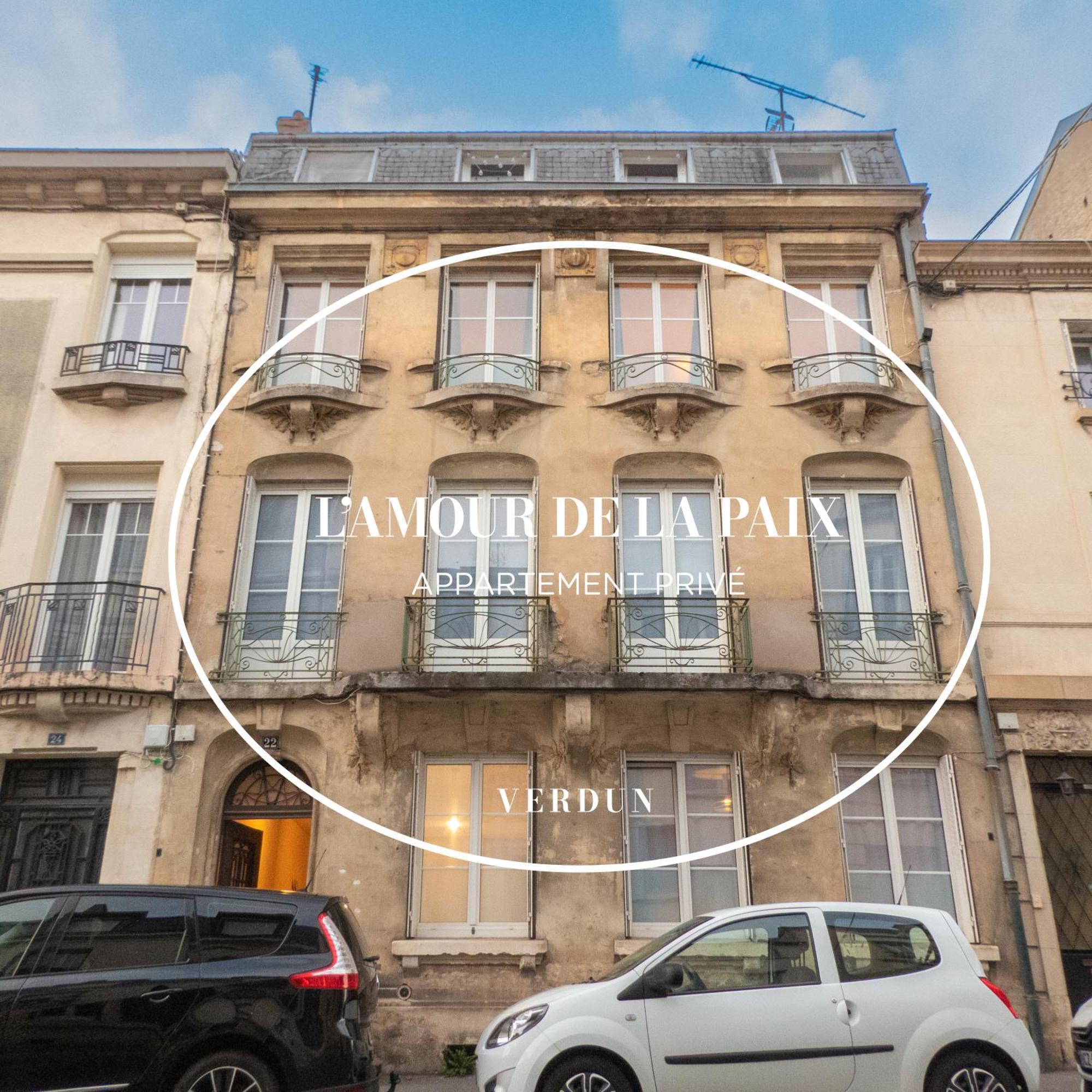 L'Amour De La Paix - Centre-Ville - Jardin - Proche Gare - Tv65"Primevideo - Ambiance Tres Chaleureuse - Parking Gratuit Sous-Video Surveillance Proche - Gere Par Presta-Zen'Services Verdun-sur-Meuse Exterior foto