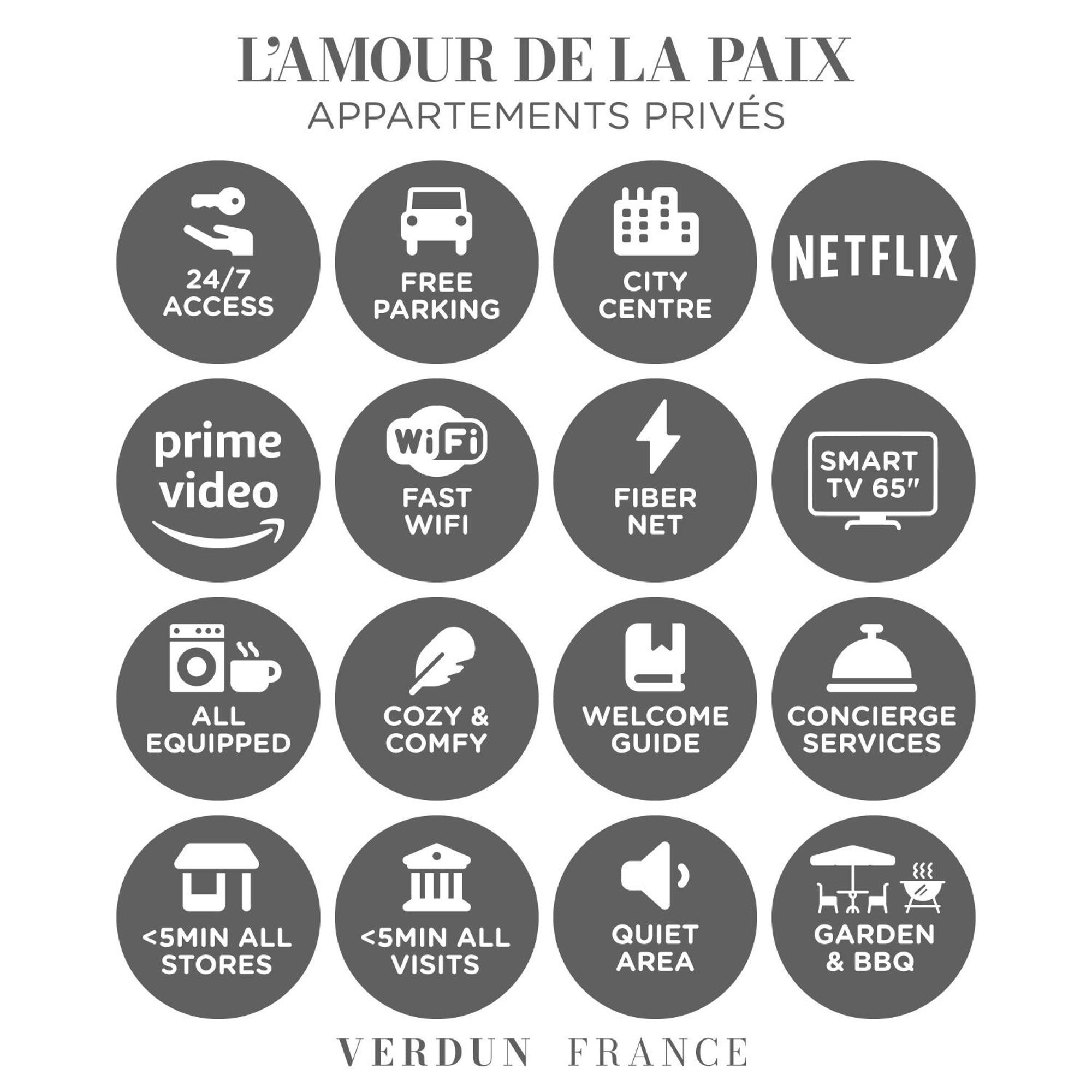 L'Amour De La Paix - Centre-Ville - Jardin - Proche Gare - Tv65"Primevideo - Ambiance Tres Chaleureuse - Parking Gratuit Sous-Video Surveillance Proche - Gere Par Presta-Zen'Services Verdun-sur-Meuse Exterior foto